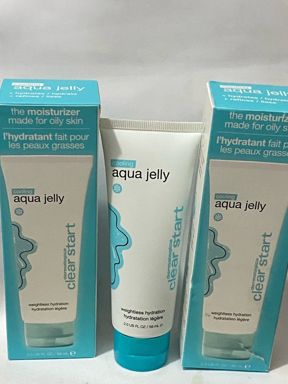 dermalogica Aqua Jelly Cooling Moisturizer - Aqua Blue pack of 2